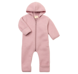 Engel Natur - Kombinezon z wełny merino z suwakiem - Rosewood Melange