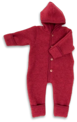 Engel Natur - Kombinezon z kapturem  z wełny merino - Jasper Melange